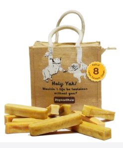 Chucherías para perros de leche de yak del Himalaya con