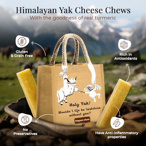 Chucherías para perros de leche de yak del Himalaya con - Imagen 4