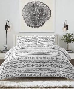 Juego de Funda de Edredón Queen Style Quarters - Microfibra