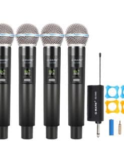 Micrófono inalámbrico G-MARK, sistema de 4 micrófonos