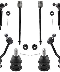 BOXI 8 piezas de Extremos de Varilla de Dirección Interna