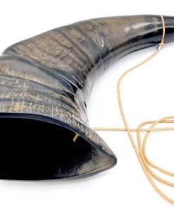 Trompeta de Guerra Vikinga de Cuerno de Búfalo premium -