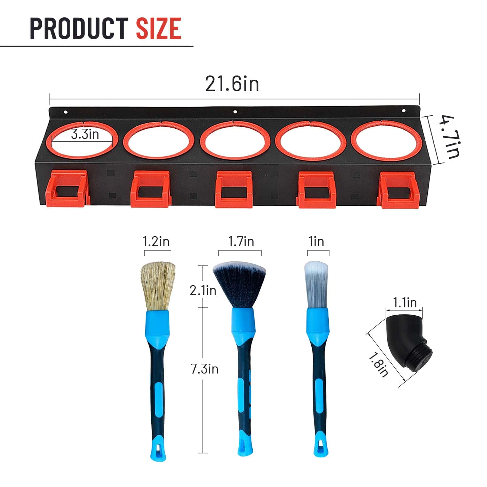 Porta Botellas de Spray Montado en la Pared, Paquete de 2 - Imagen 3