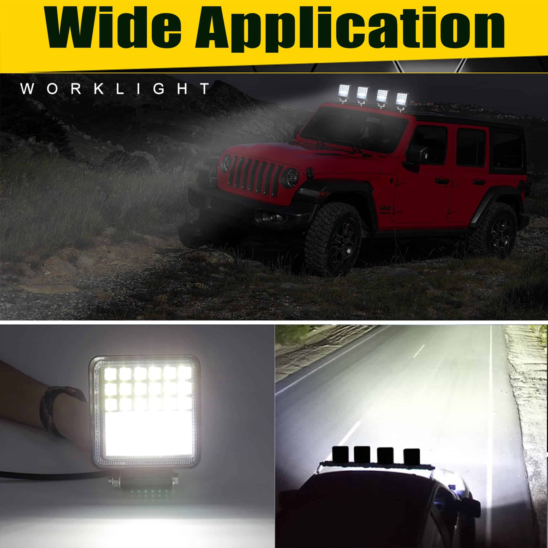 MUVKQC Luces LED de trabajo para camión, 10 piezas 4 - Imagen 8