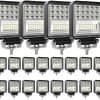 MUVKQC Luces de Trabajo LED para Camión, 20PCS 4INCH 126W