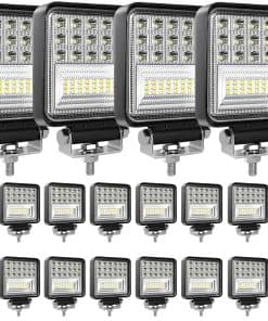 MUVKQC Luces de Trabajo LED para Camión, 20PCS 4INCH 126W