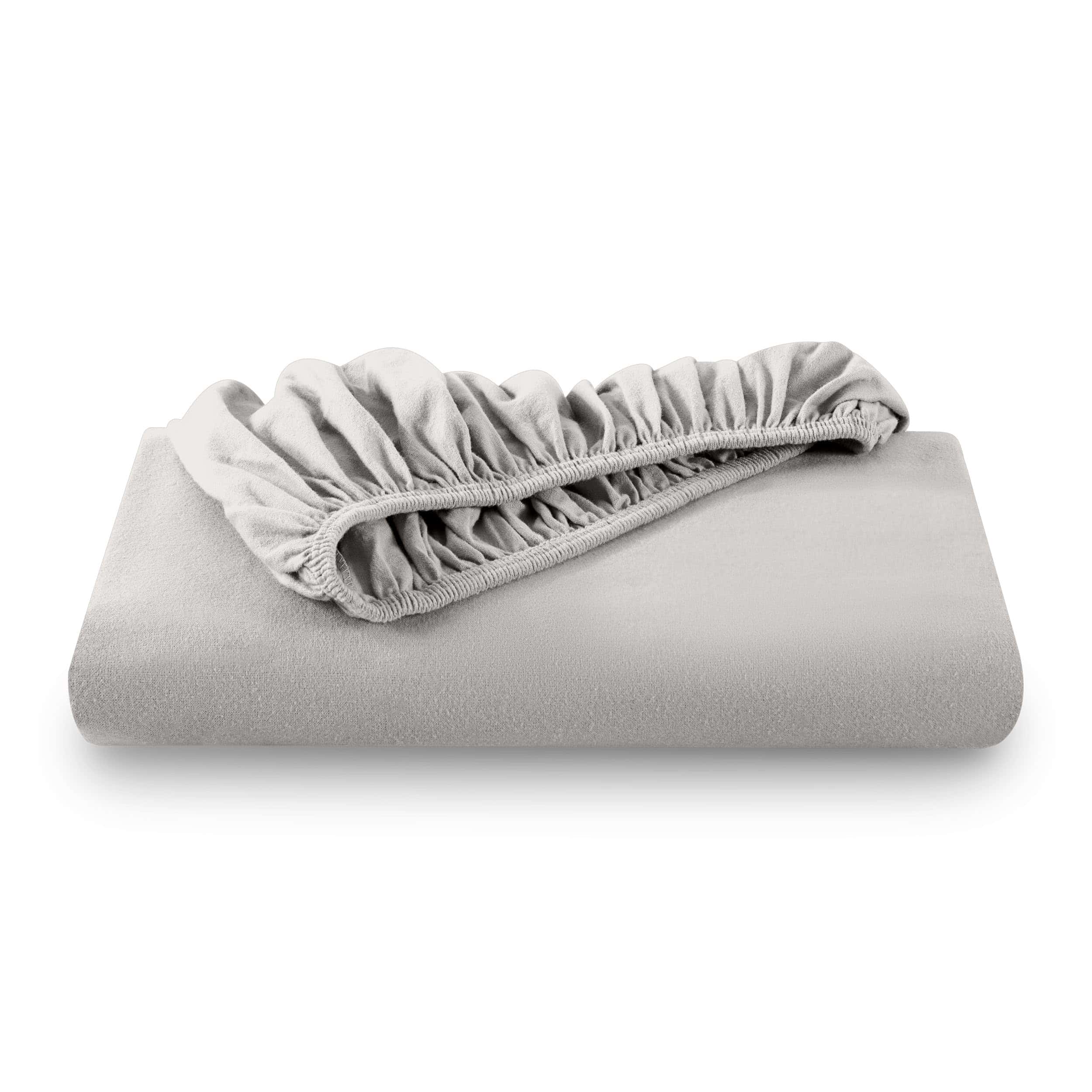 Sábana Bajera de Franela Bare Home 100% Algodón, Suave,