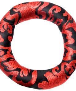 Cojín de Seda Brocado para Cuenco Tibetano Hecho a Mano en