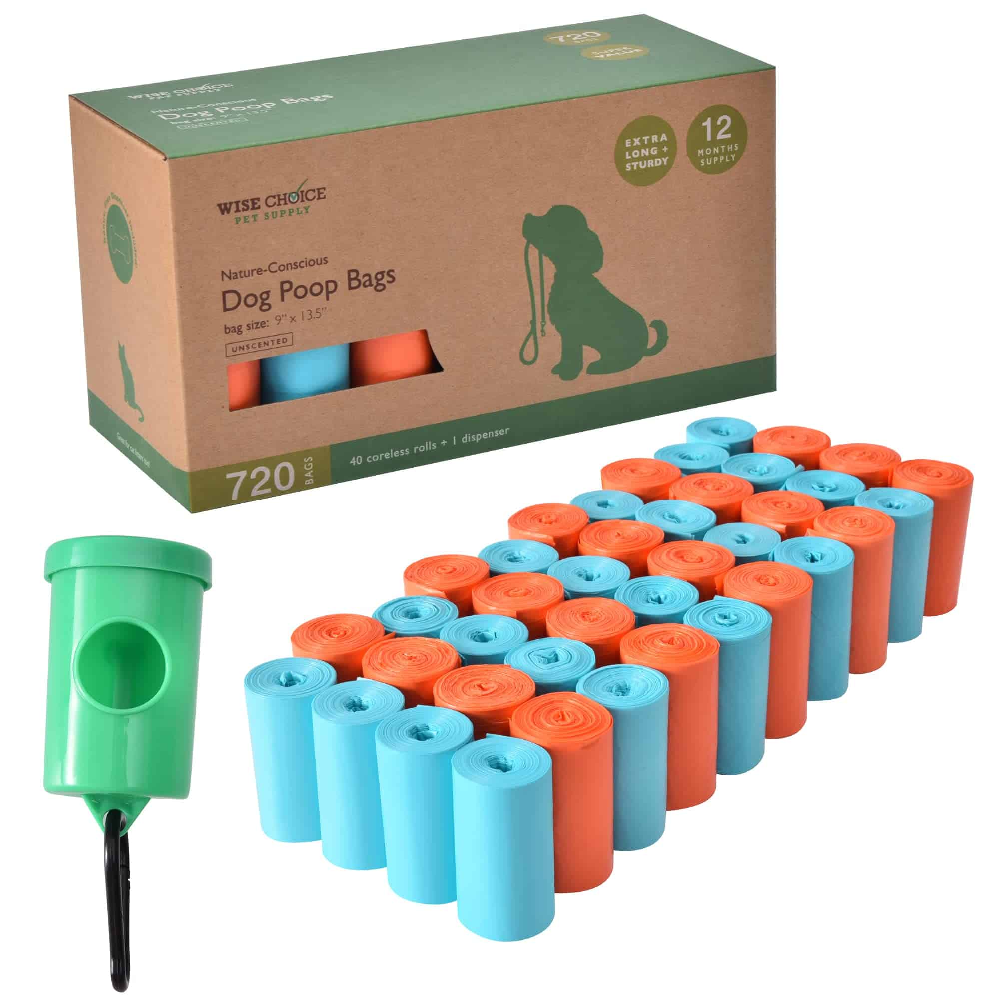 Bolsas para Perros Wise Choice Pet Supply con Dispensador y