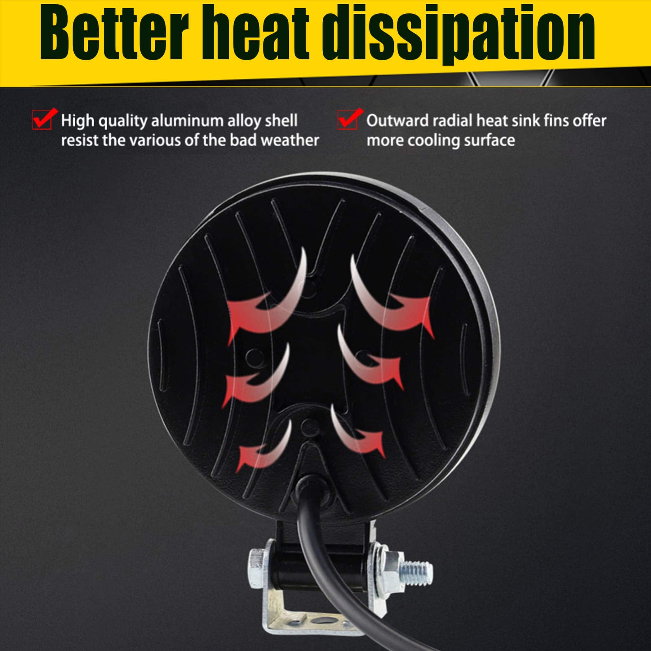 MUVKQC 42W Luces de Trabajo LED para Camión, 20pcs 4.5 - Imagen 6