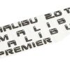 Kit 5Pc Emblemas de Malibu Premier 2.0T Insignia de Puerta