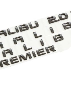 Kit 5Pc Emblemas de Malibu Premier 2.0T Insignia de Puerta