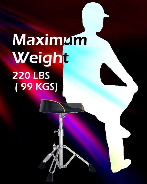 EHWD Premium Motorcycle Drum Throne, Taburete Giratorio, - Imagen 5