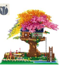 Kadablk Juego de Construcción de Casa de Árbol de Cereza
