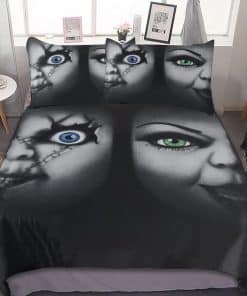 Conjunto de Ropa de Cama de 3 Piezas de Películas de Terror