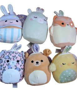 Set de 6 Mini Muñecos de Peluche Squishmallows Kellytoy