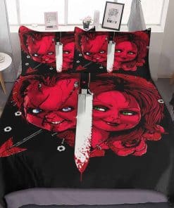 Conjunto de Ropa de Cama de Película de Terror de 3 Piezas