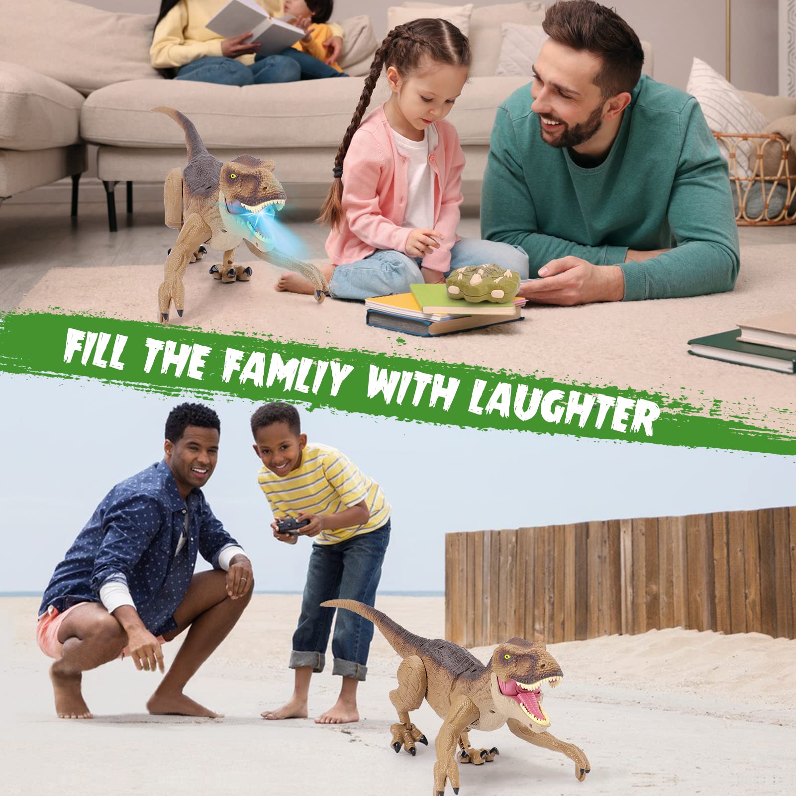 Juguetes de Dinosaurios Control Remoto VERTOY para Niños - Imagen 9