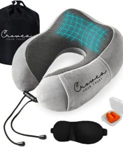 Almohada de cuello para viajes Crowea para aviones y autos