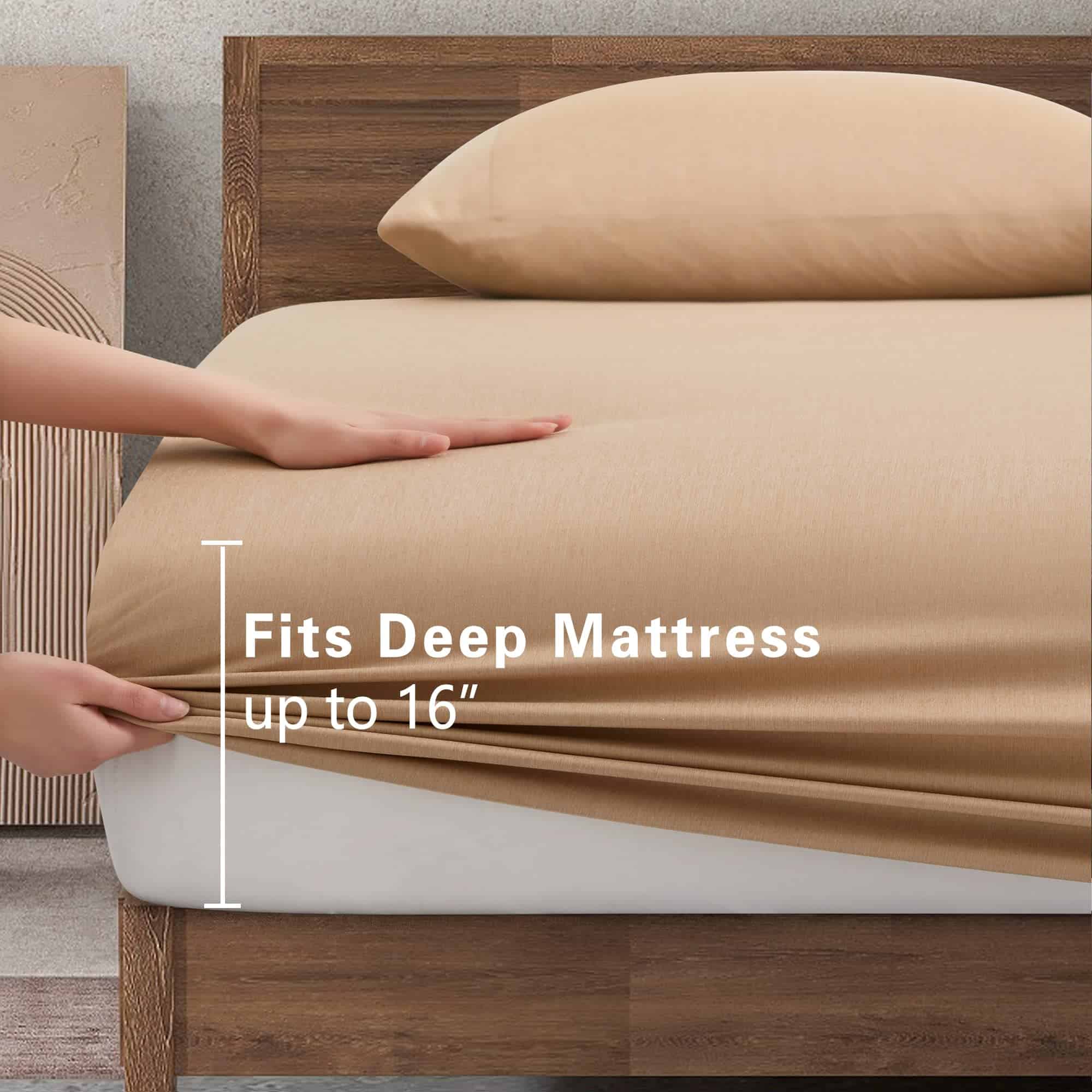 Juego de sábanas tamaño Queen COMFLIVE - Juego de 4 piezas - Imagen 4