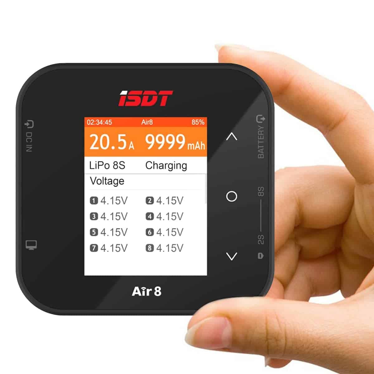 Cargador de baterías ISDT Air8 Battair Lipo DC 20A 500W con - Imagen 3