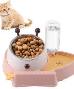 Beyoung Double Dog Cat Bowls con Dispensador Automático de