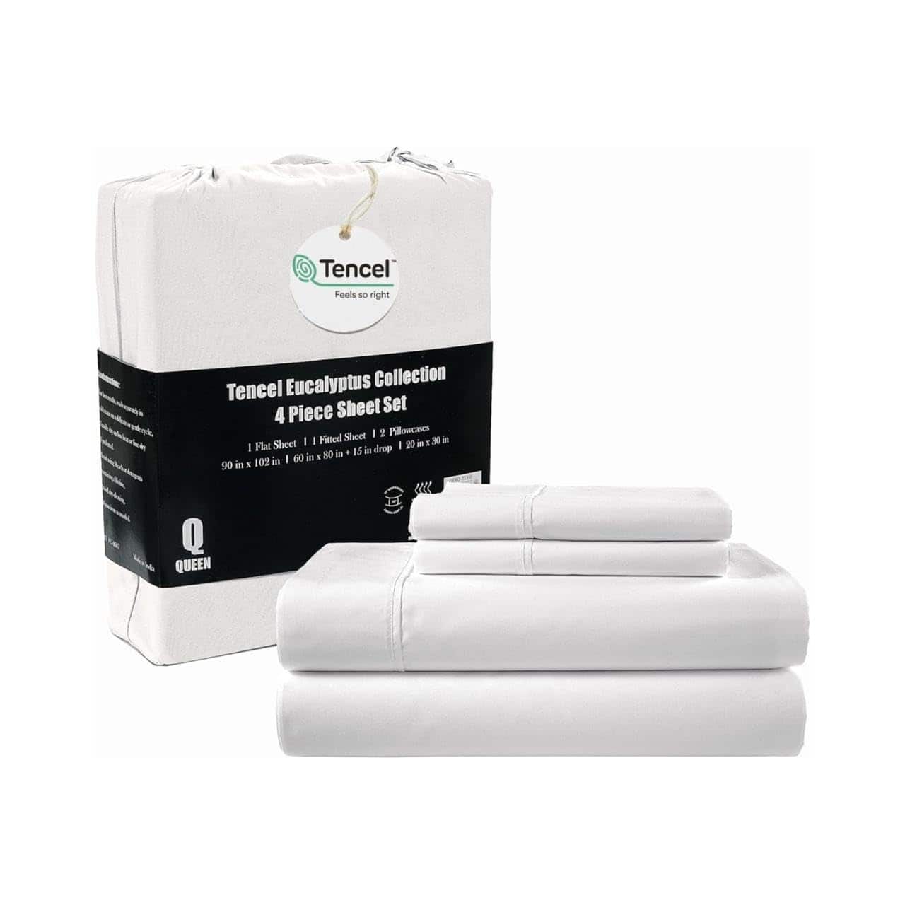 Juego de sábanas CHATEAU HOME COLLECTION -Blanco