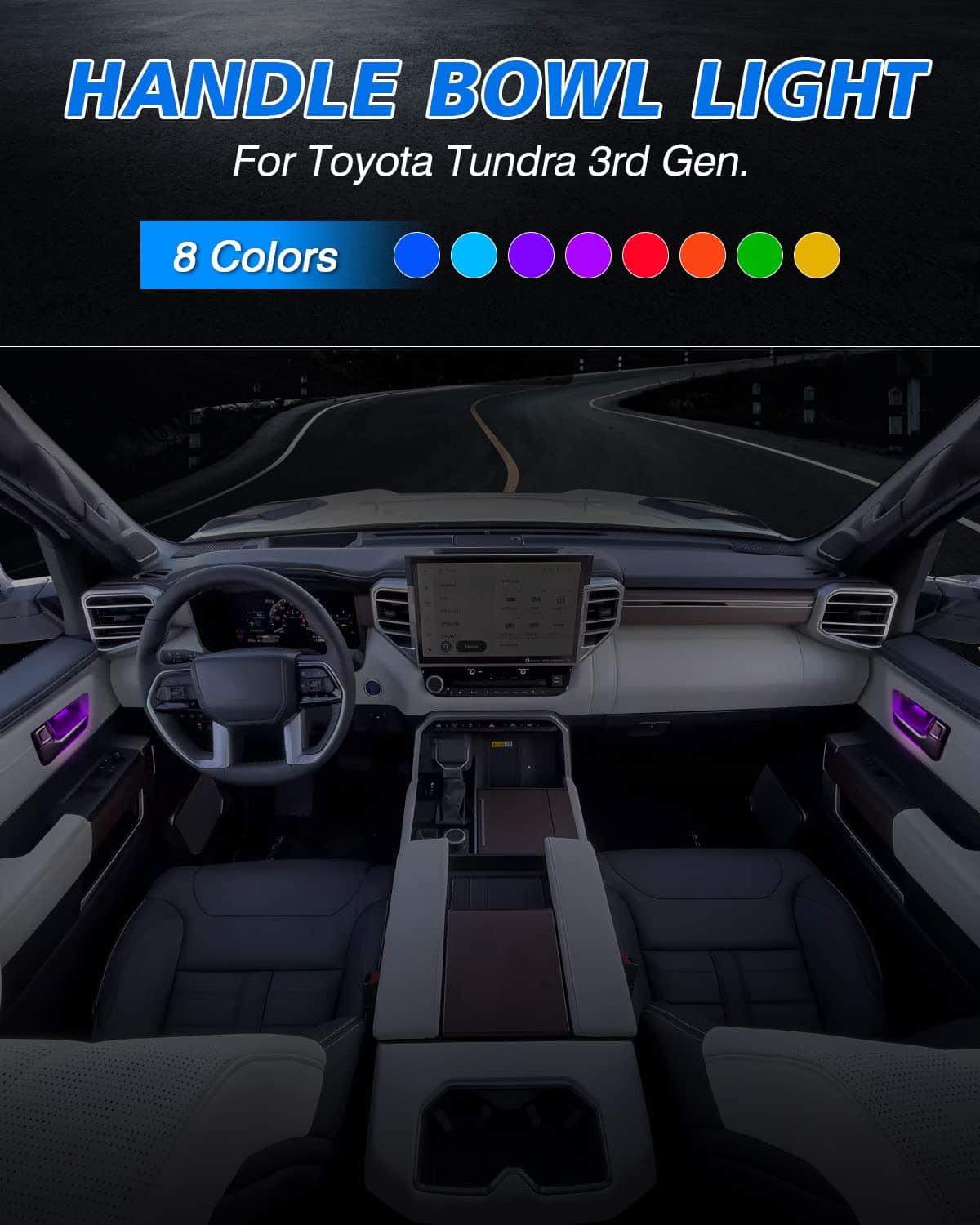 Powerty Compatible con Luz LED Toyota Tundra 2024 2023 2022 - Imagen 4