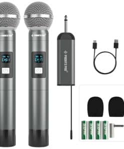 Sistema de Micrófono Inalámbrico Dual Phenyx Pro, con 2