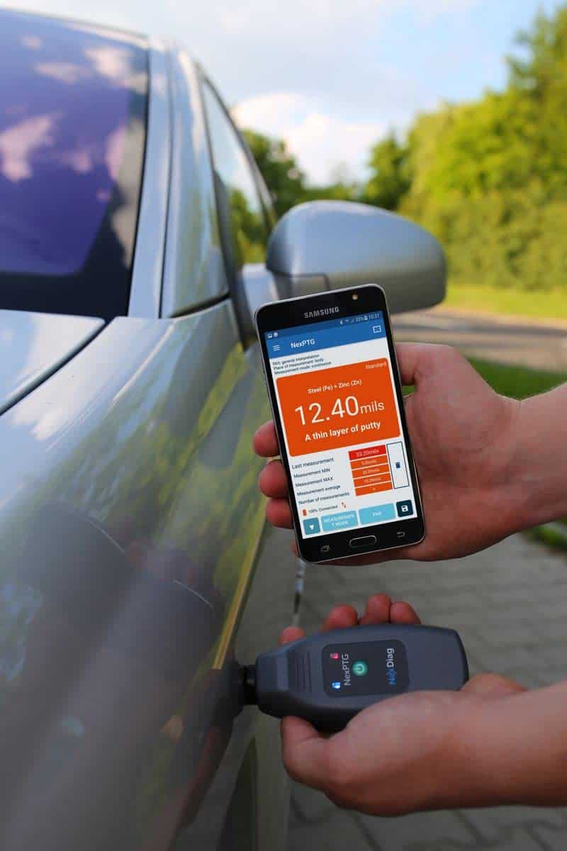 Medidor de Espesor de Capa de Pintura para Vehículos HogoR - Imagen 6