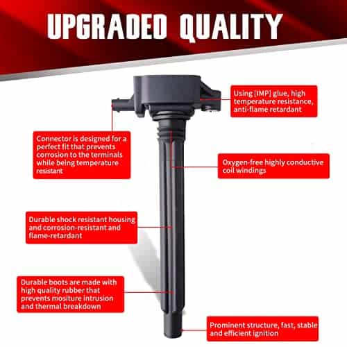 Conjunto de 4 bobinas de encendido UF751 UF754 Compatible - Imagen 3