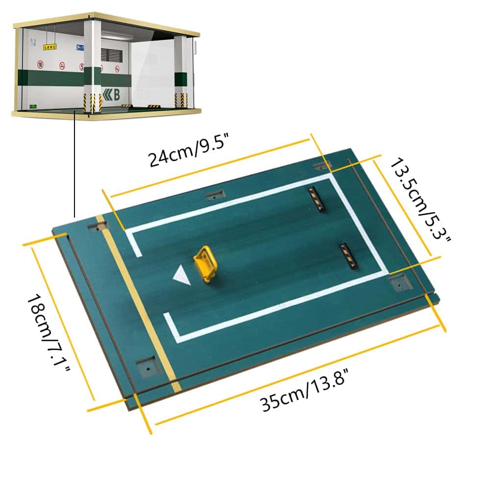 Vitrina de Coches a Escala 1/18 con Diseño de Garaje - Imagen 6