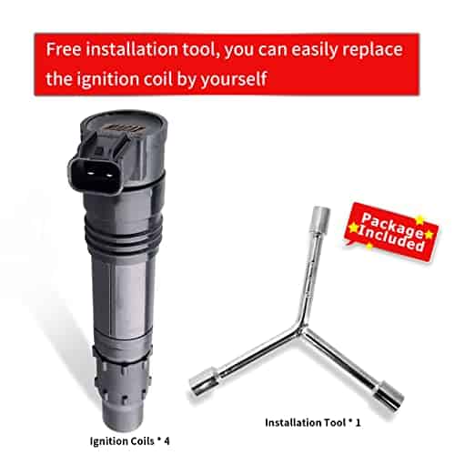 MACAX Set de 4 Bobinas de Encendido F6T547 Compatible con - Imagen 6