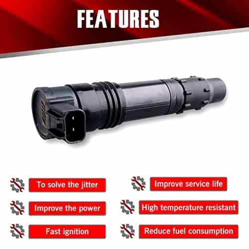 MACAX Set de 4 Bobinas de Encendido F6T547 Compatible con - Imagen 4