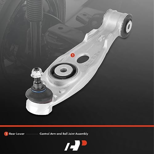 A-Premium Brazo de Control Inferior Delantero y Trasero, - Imagen 3