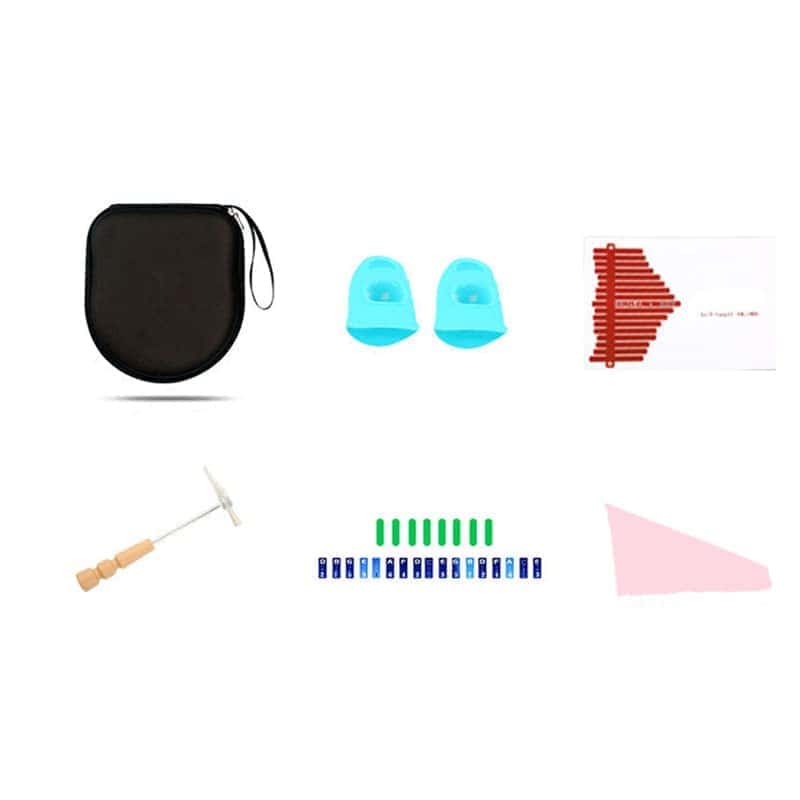 Kalimba de 17 Teclas Estilo Transparente Arcoíris Estrella - Imagen 8