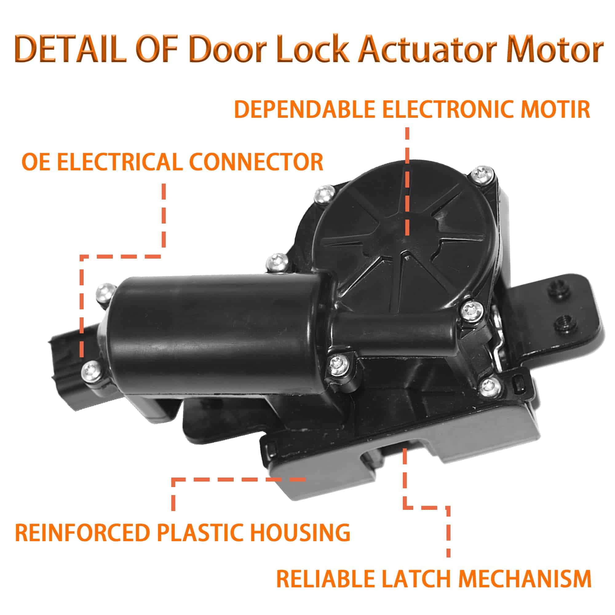 Actuador de bloqueo del portón trasero de la puerta del - Imagen 4