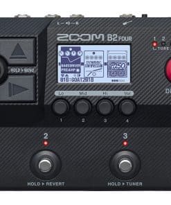 Procesador de efectos múltiples para bajo Zoom B2 Four con