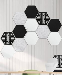 12 Paquete de Paneles Acústicos Autoadhesivos, Paneles de