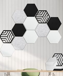 12 Pack Paneles Acústicos Autoadhesivos, - Oficinas