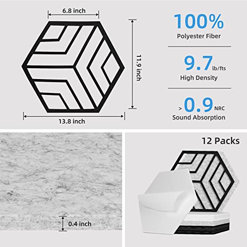12 Pack Paneles Acústicos Autoadhesivos, - Oficinas - Imagen 5