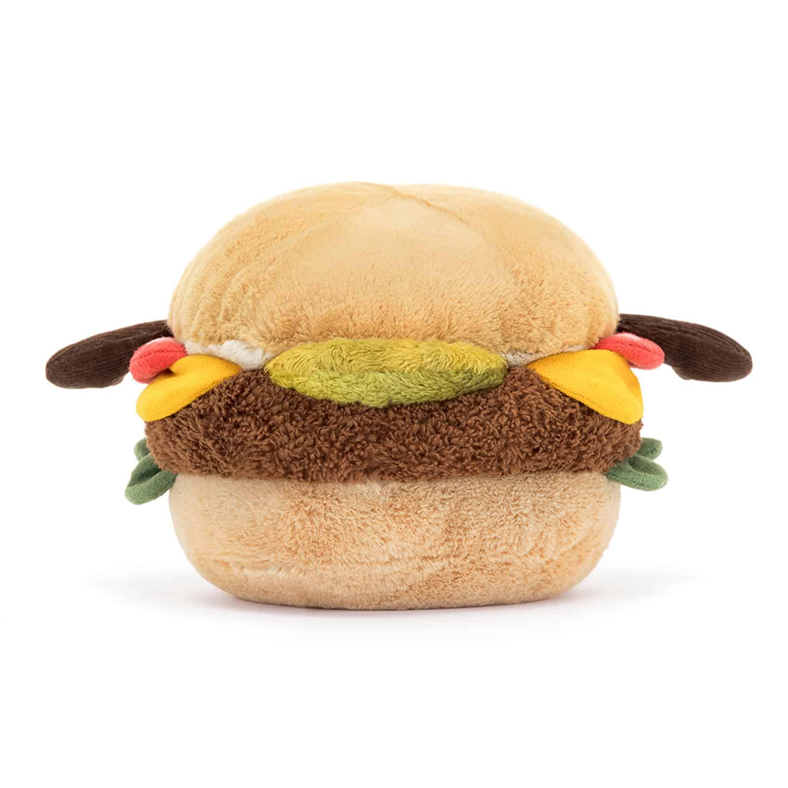 Juguete de Peluche Jellycat Amuseables Burger, 4.5 pulgadas - Imagen 4