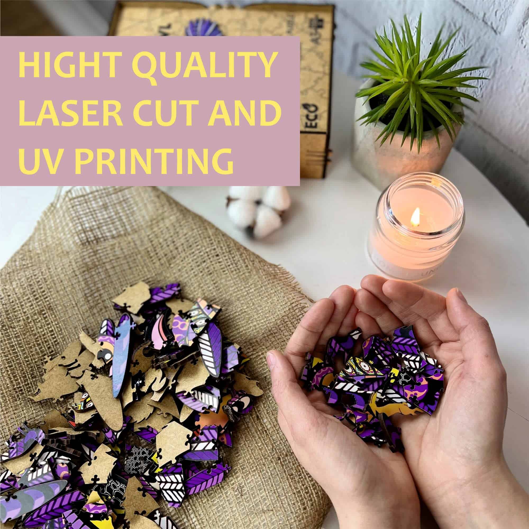 Rompecabezas de búho grande de madera para adultos - Imagen 6