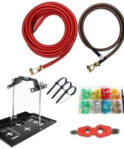 Kit de reubicación de batería, cable de 2 AWG, poste