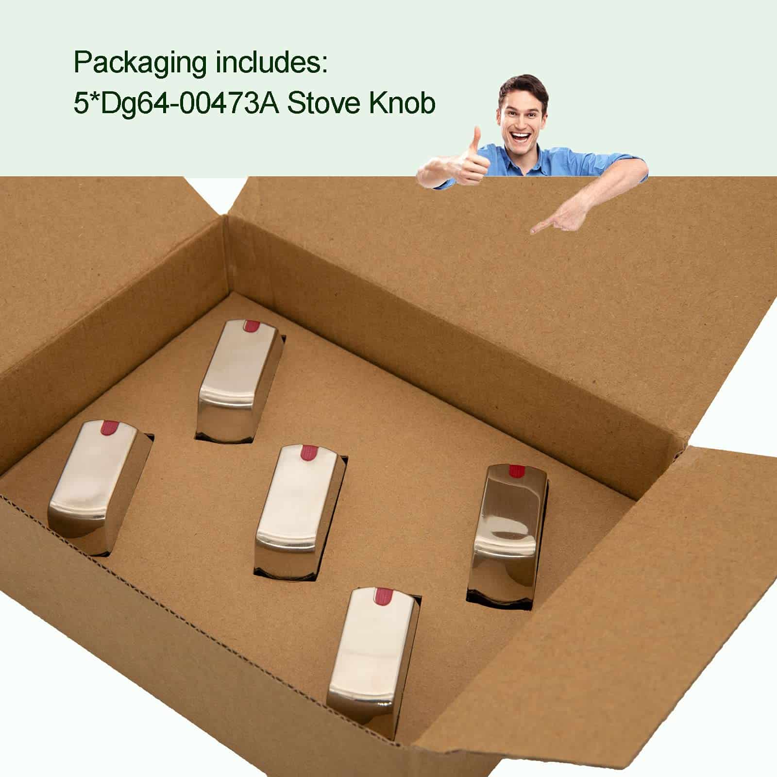 Perillas de estufa DG64-00473A para reemplazo de perilla de - Imagen 7