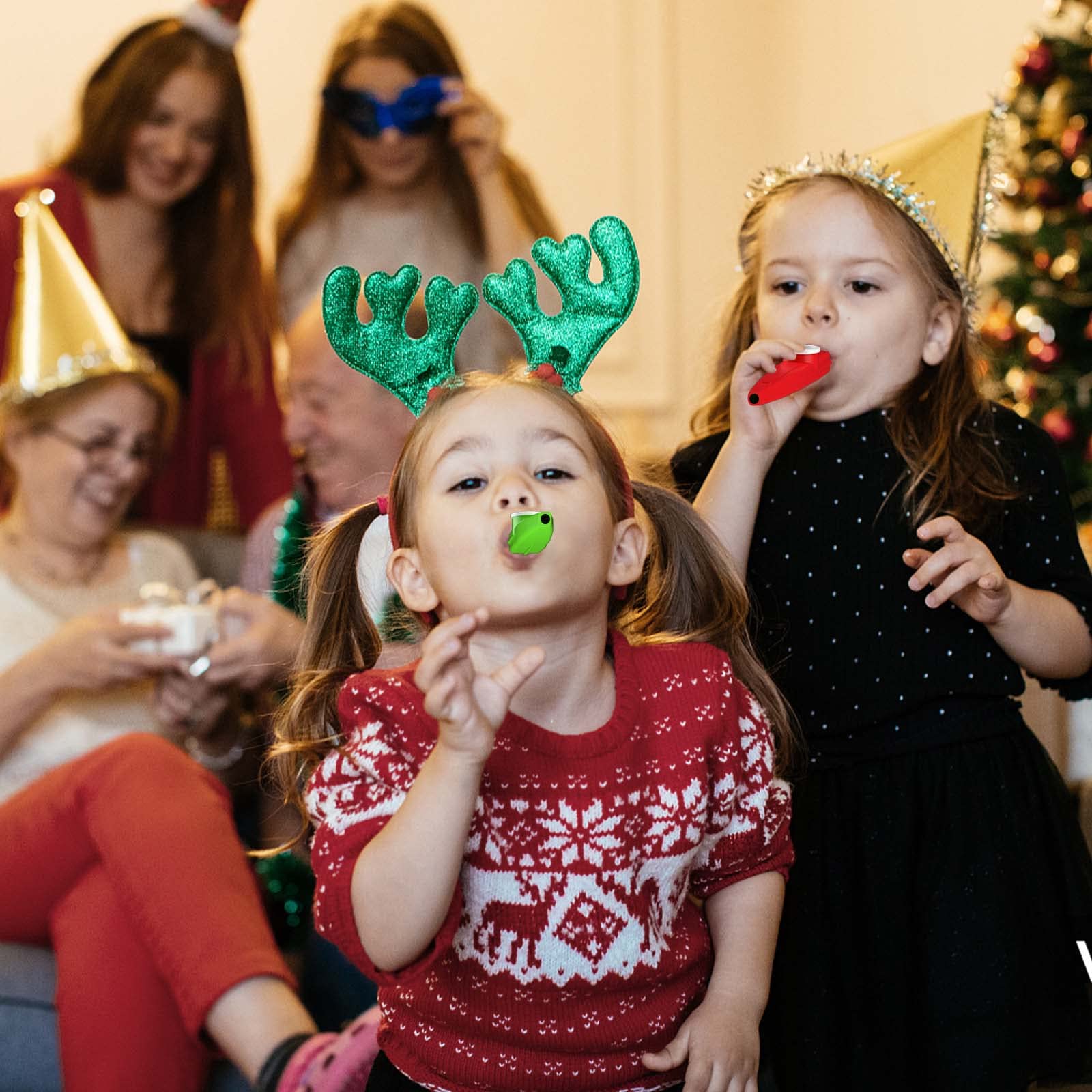 80 pcs 8 Colores Plástico Kazoos Instrumentos Musicales - Imagen 8