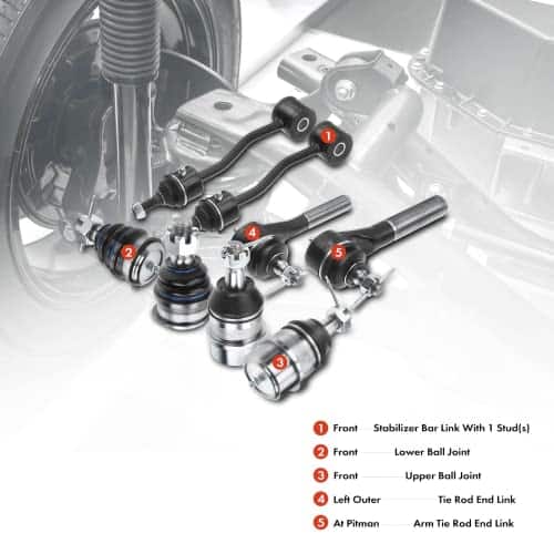 Conjunto de 8, Barra Estabilizadora Delantera, Balero de - Imagen 3