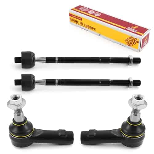 Kit de 4 piezas de Extremo de Barra de Dirección Interior y