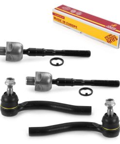 Kit de 4 Piezas de Extremos de Barra de -Negro