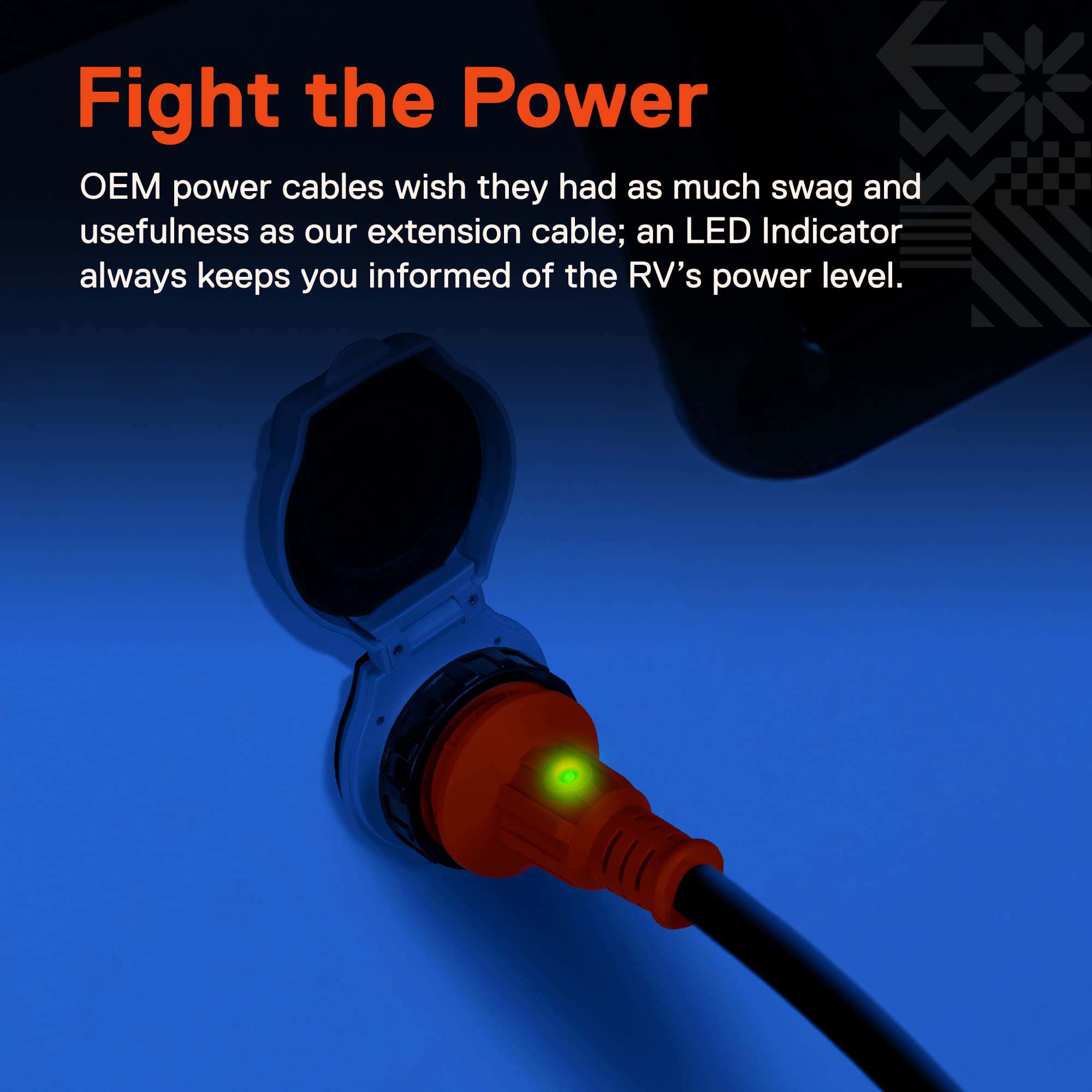 Cable de extensión de energía para RV True Mods de 50 pies - Imagen 6